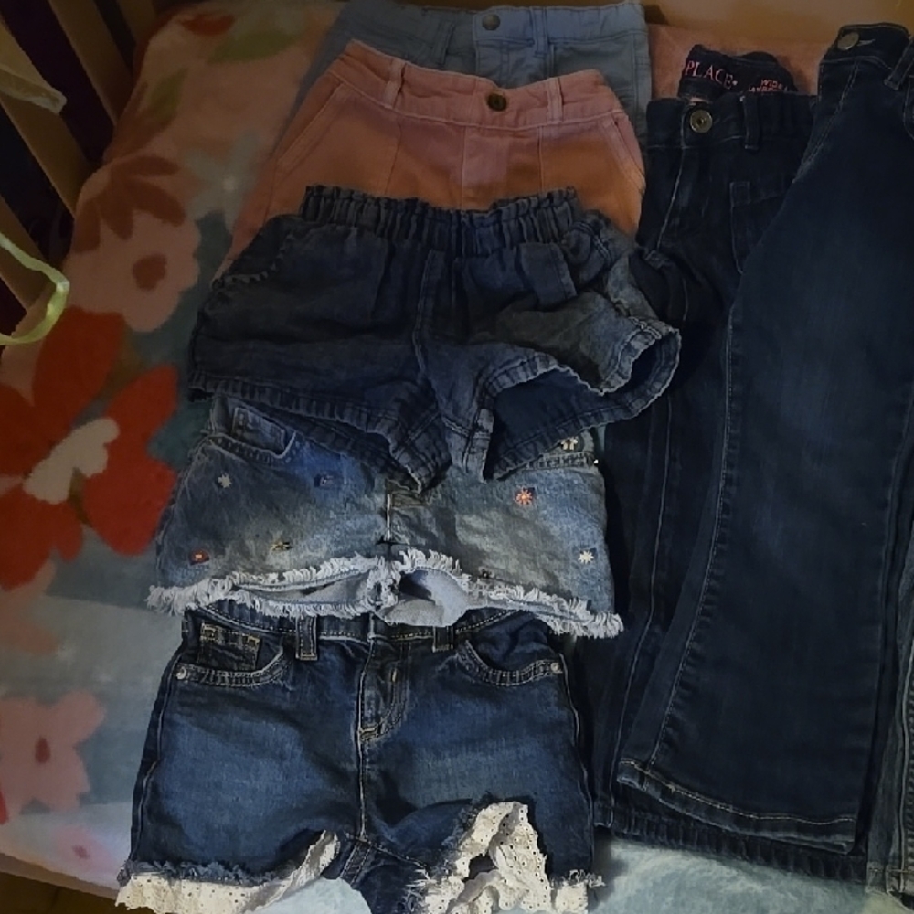 Cat & Jack Light Blue Denim Kids Shorts